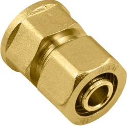 Fittings Til Rør|Muffe til PEX-rør 1/2" x 18 mm Messing