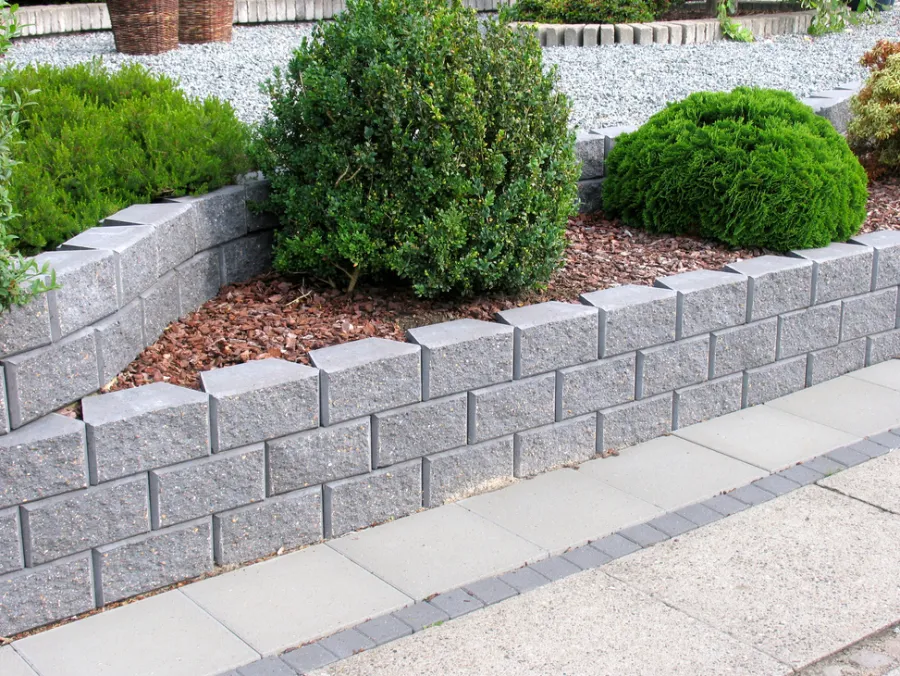 Betongruppen RBR Læ- & Støttemure|Murblok Lock-Block grå 30 x 17,5 x 15 cm