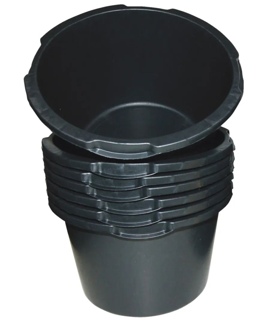 Murerbaljer|Murerbalje rund 45 liter Sort