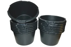 Murerbaljer|Murerbalje rund 90 liter Sort