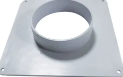 Ventilation|Murflange Ø100 mm - hvid