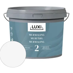 LUXI® Tag-, Mur- & Sokkelmaling|Murmaling 4,5 liter - Kalkhvid