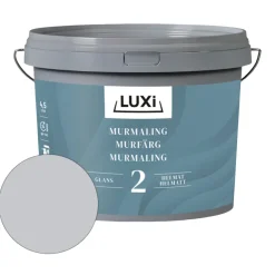 LUXI® Tag-, Mur- & Sokkelmaling|Murmaling klassisk grå 4,5 liter - Klassisk grå (NCS-kode s2502-b)