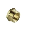 Messing|Nippelmuffe messing 3/4" x 1/2"