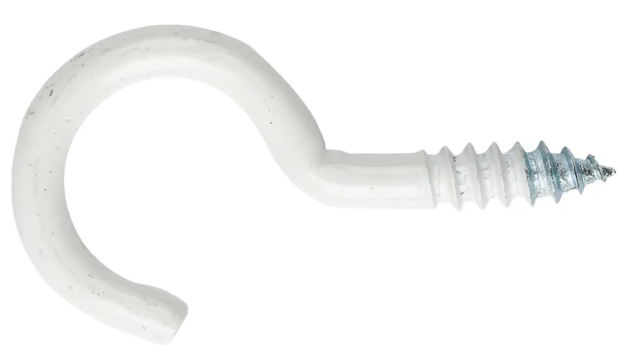 NKT Fasteners Skruer|skruekrog hvid 5,0 x 65 mm 2 stk.
