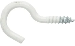 NKT Fasteners Skruer|skruekrog 3,5 x 60 mm hvid 4 stk.