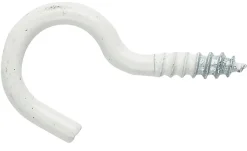 NKT Fasteners Skruer|skruekrog 2,6 x 30 mm hvid 6 stk.
