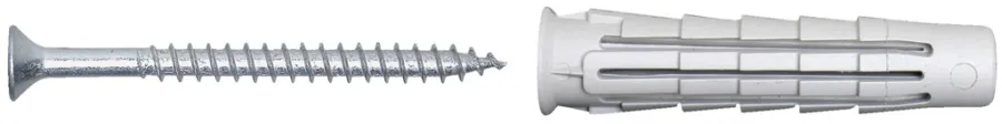 NKT Fasteners Dyvler & Plugs|T6 universaldyvel m/skrue 5 x 25 mm 10 stk.