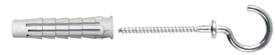 NKT Fasteners Dyvler & Plugs|T6 universaldyvel m/krog 6 x 30 mm 4 stk.