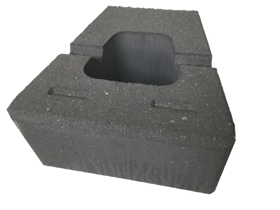 Betongruppen RBR Læ- & Støttemure|Nordic Block glat koks 30 x 30 x 15 cm