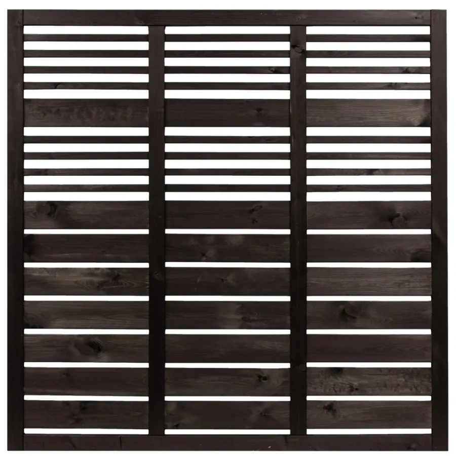 Nordic Fence Havehegn|Linear hegn 180 x 180 cm Sort