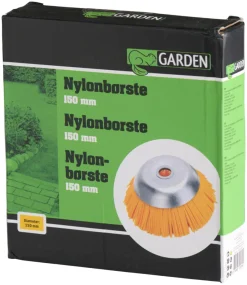 Garden® Tilbehør Til Havemaskiner|Nylonbørste Ø15 cm -