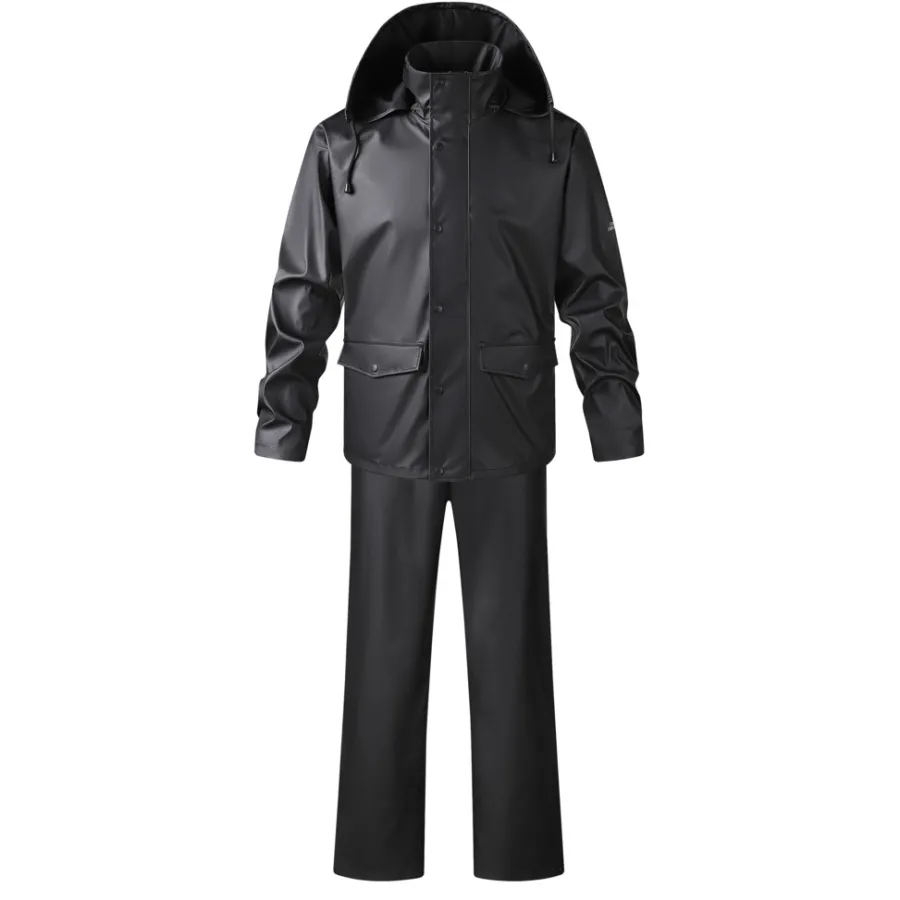 Oak Creek® Beklædning|regntøj unisex str. XL sort
