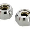 Vvs-Artikler|Omløber 1/2" x 10 mm krom 2 stk.