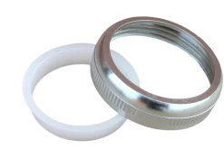 Reservedele Til Håndvaske|Omløber 1 1/4" x 32 mm metal/krom