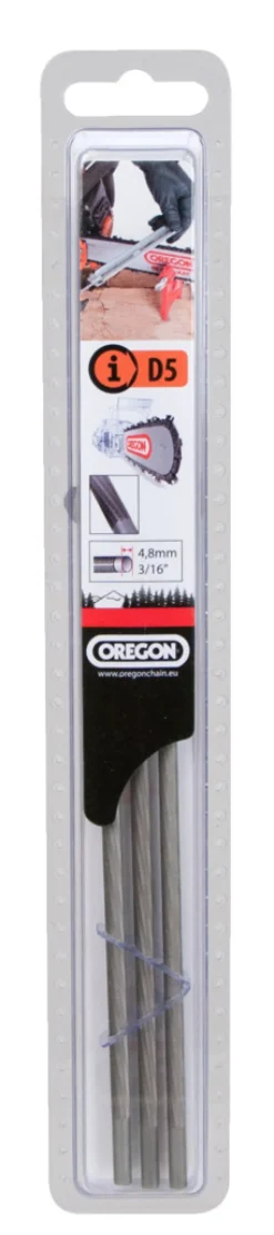 Oregon Motorsave & Kæder|rundfile 4,8 mm til 0,325" savkæder - 3 stk.