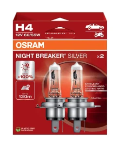 Osram Autopærer|autopære H4 Night Breaker - 2 stk.