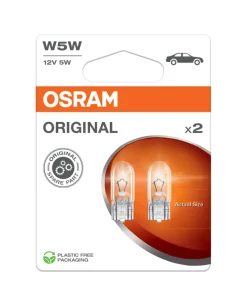 Osram Autopærer|autopære W5W - 2 stk.