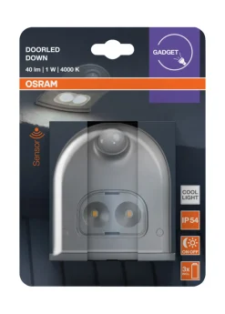 Osram Sensorlamper|DoorLED Down sensorlampe sølv