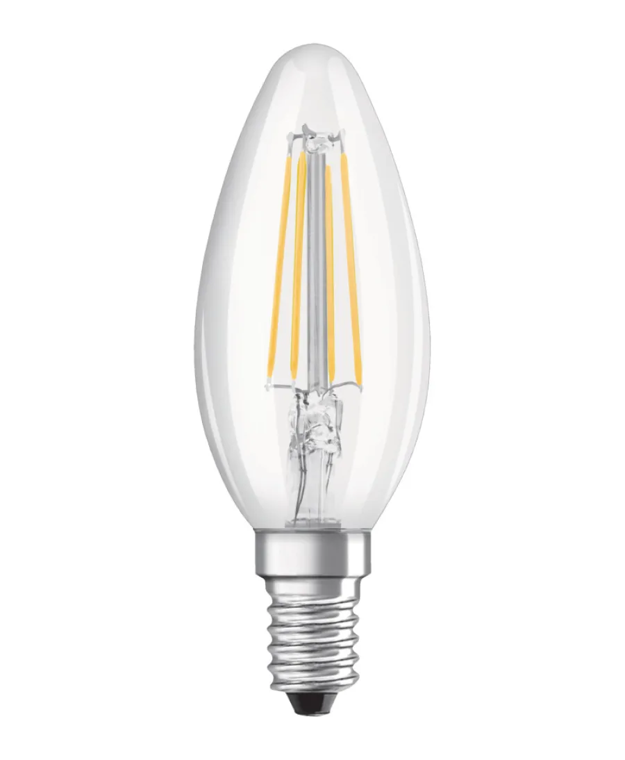 Osram Led-Pærer|LED kertepære E14 4 W 2-pk.