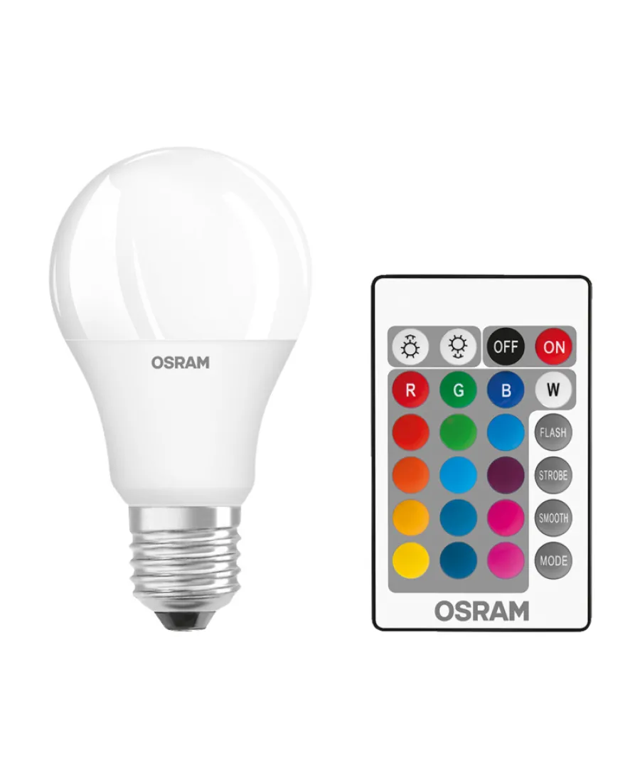 Osram Led-Pærer|LED-pære 9,4 W E27 m/farveskift