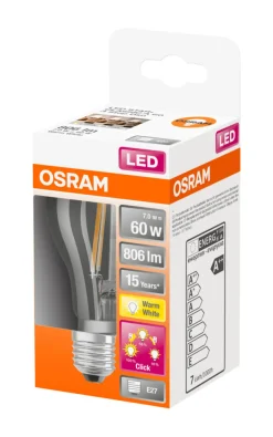 Osram Led-Pærer|LED Star+ Classic dæmpbar 7 W E27
