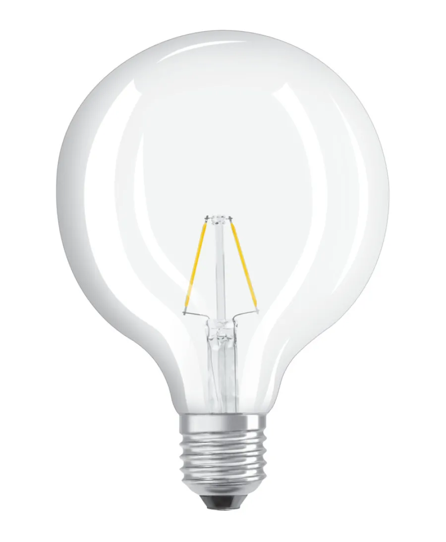 Osram Led-Pærer|LED Star Classic Globe125 LED-pære E27 2,5 W