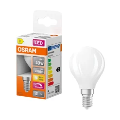 Osram Led-Pærer|LED Star Classic mat kronepære dæmpbar E14 3,4 W
