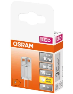 Osram Led-Pærer|LED 12 V stiftpære G4 0,9 W