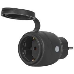 Osram Stikdåser|Smart Stik & Sensorer|SMART+ Compact Plug EU energimåler Sort