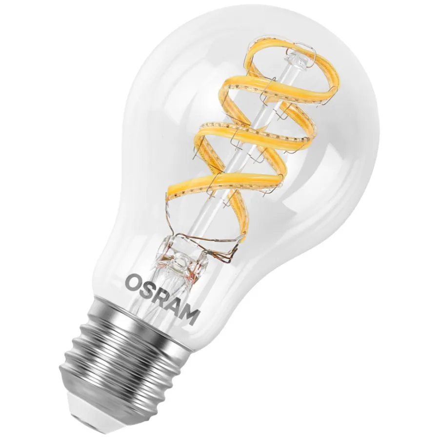 Osram Led-Pærer|Smart Pærer|SMART+ klar filamentpære RGBW E27 4,8 W