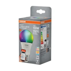 Osram Led-Pærer|Smart Pærer|SMART+ LED standardpære RGBW E27 14 W