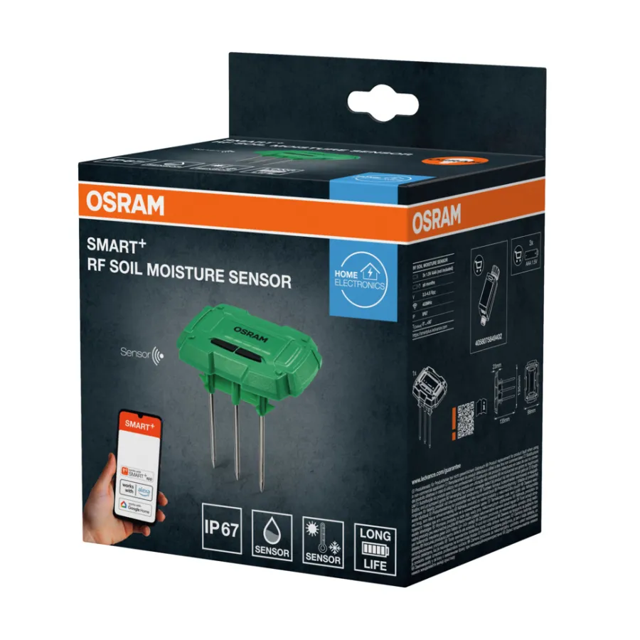 Osram Sensorer|Havevanding|SMART+ RF jordfugtighedssensor