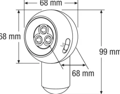 Osram Sensorlamper|Spylux sensorlampe batteri Hvid