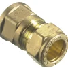 Fittings Til Rør|Overgangsmuffe til kobberrør/PEX 1/2" x 10 mm