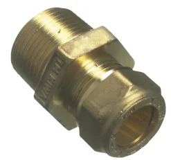 Fittings Til Rør|Overgangsnippel til kobberrør/PEX 1/2" x 12 mm