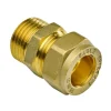 Fittings Til Rør|Overgangsnippel til kobberrør/PEX 1/2" x 15 mm