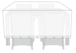 Sunlife® Overtræk Til Parasoller & Havemøbler|Overtræk til havemøbelsæt L170 x B130 x H85 cm -