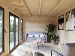 Palmako Bjælkehytter|hytte Aurelia 3 574 x 404 cm