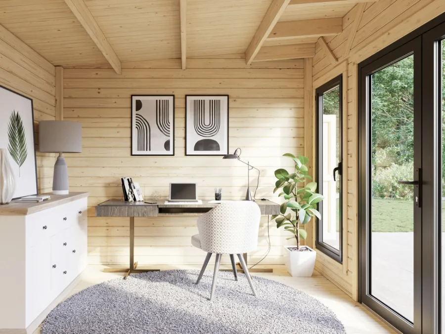 Palmako Bjælkehytter|hytte Aurelia 2 761 x 404 cm