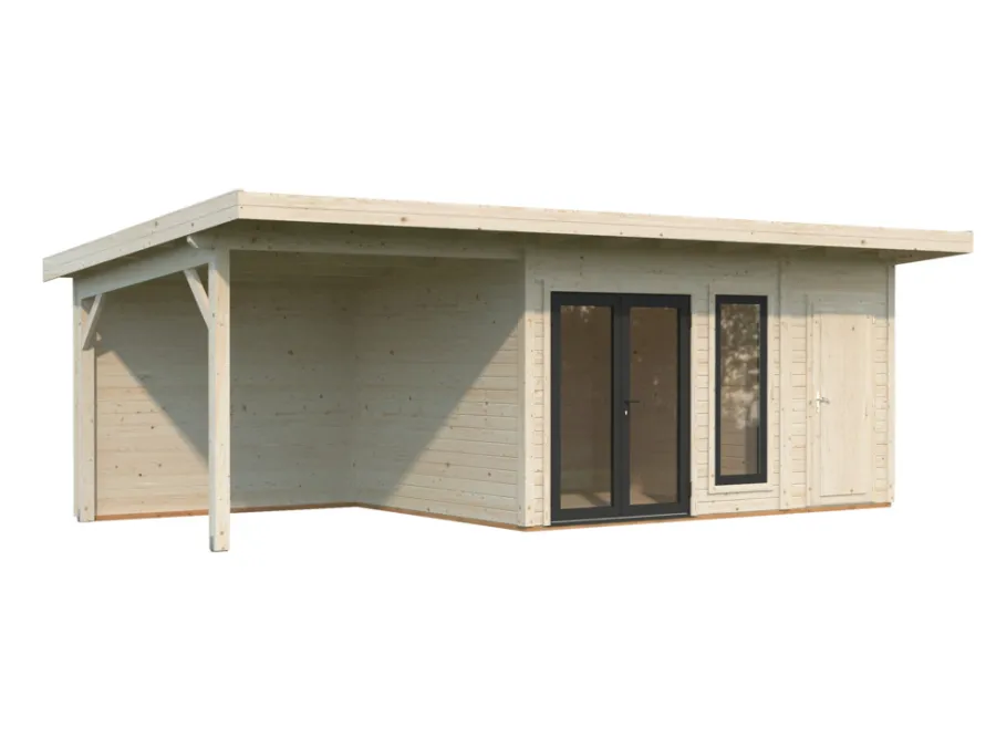 Palmako Bjælkehytter|hytte Aurelia 2 761 x 404 cm