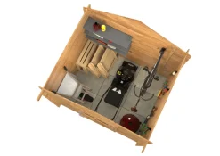 Palmako Redskabsrum|redskabsrum Peter 1 206 x 176 cm