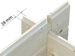 Redskabsrum|Palmako redskabsrum Petra 2 296 x 296 cm