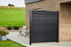 Panelhegn|Paneler til hegn sort 3 dele
