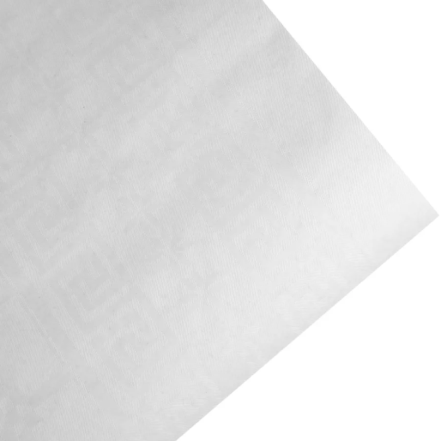 Pynt & Festudstyr|Boligindretning|Papirdug hvid med mønster 1,2 x 8 meter Hvid med damask-mønster