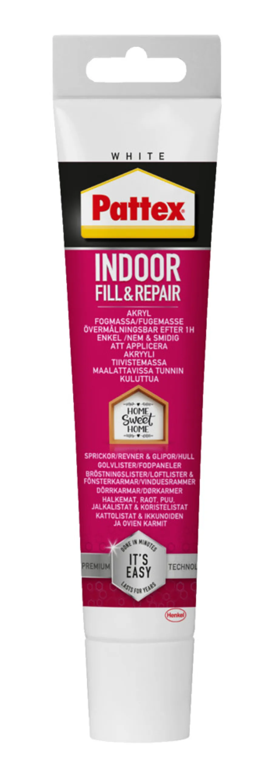 Pattex Akryl|Akrylfuge Fill & Repair 50 ml Hvid