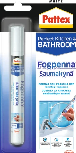 Pattex Rengøringsmidler|Fugepen hvid 7 ml
