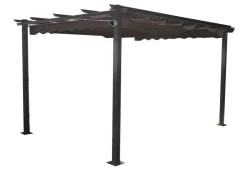 Pavilloner & Partytelte|Pergola antracitgrå 300 x 300 x 220 cm