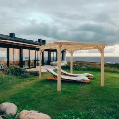 Nordic Home Pavilloner & Partytelte|Overdækning|Pergola limtræ 300 x 400 x 240 cm