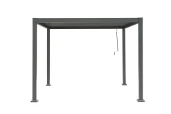 Sunlife® Pavilloner & Partytelte|Overdækning|Pergola m/justerbart tag 3 x 3 meter - Grå
